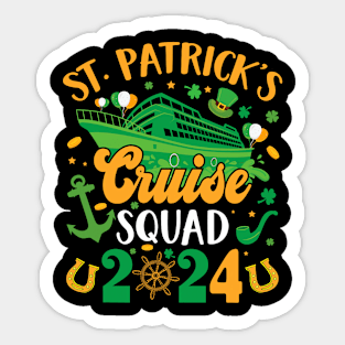 St Patrick_s Day Cruise Squad 2024 Sticker